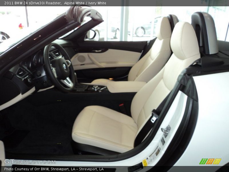 Alpine White / Ivory White 2011 BMW Z4 sDrive30i Roadster