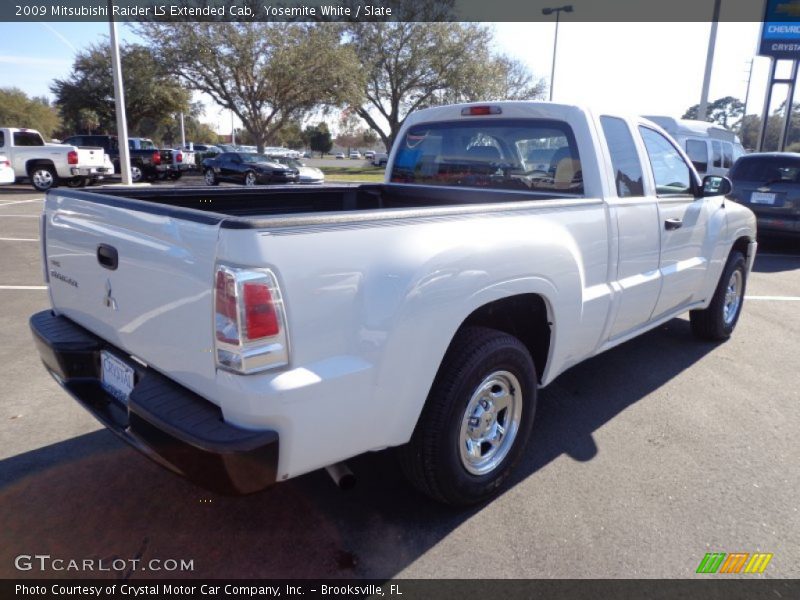 Yosemite White / Slate 2009 Mitsubishi Raider LS Extended Cab