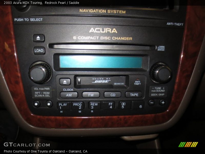 Redrock Pearl / Saddle 2003 Acura MDX Touring