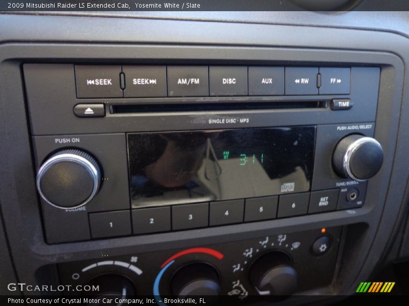 Controls of 2009 Raider LS Extended Cab