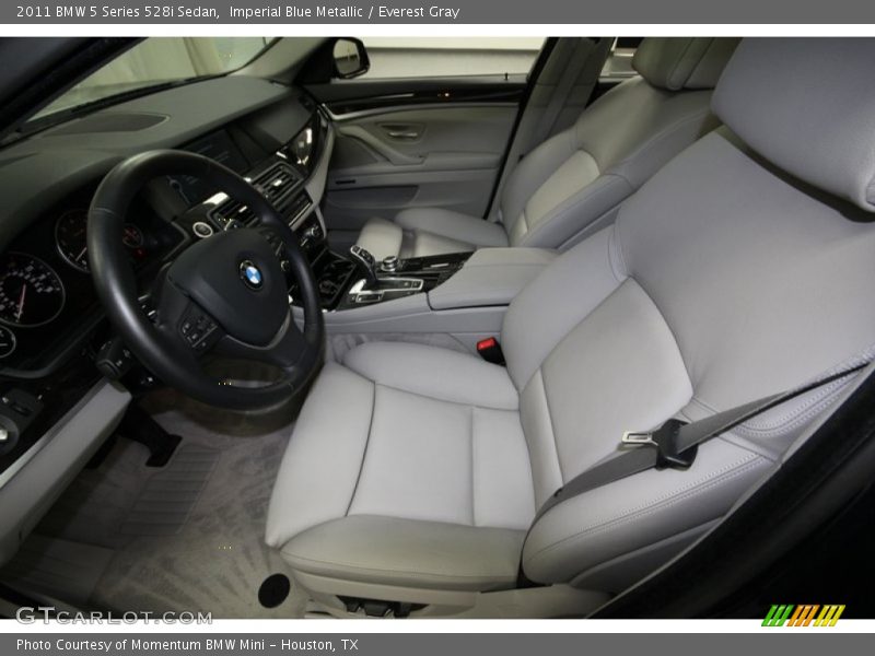 Front Seat of 2011 5 Series 528i Sedan