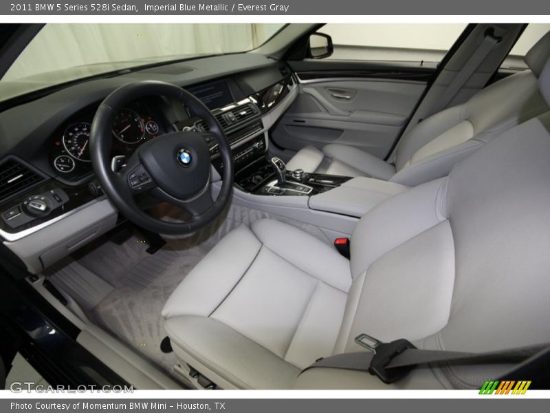 Everest Gray Interior - 2011 5 Series 528i Sedan 