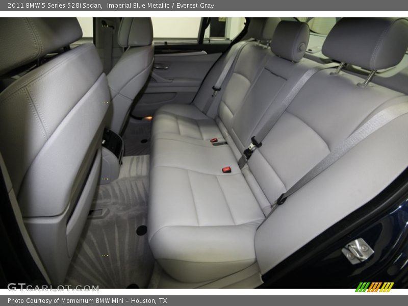 Rear Seat of 2011 5 Series 528i Sedan
