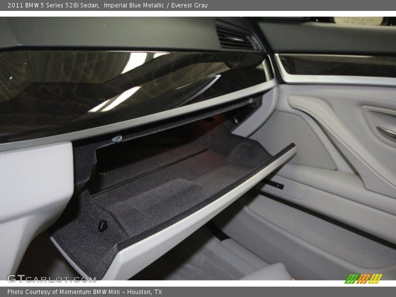 Imperial Blue Metallic / Everest Gray 2011 BMW 5 Series 528i Sedan