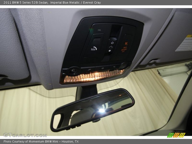 Imperial Blue Metallic / Everest Gray 2011 BMW 5 Series 528i Sedan