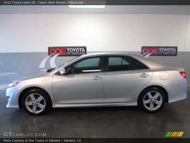 Classic Silver Metallic / Black/Ash 2012 Toyota Camry SE
