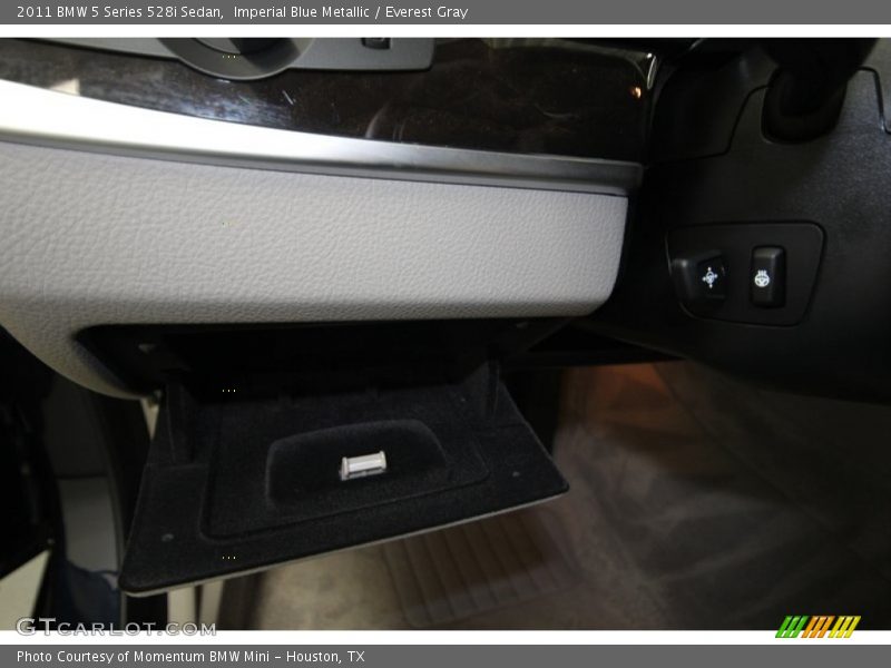Imperial Blue Metallic / Everest Gray 2011 BMW 5 Series 528i Sedan