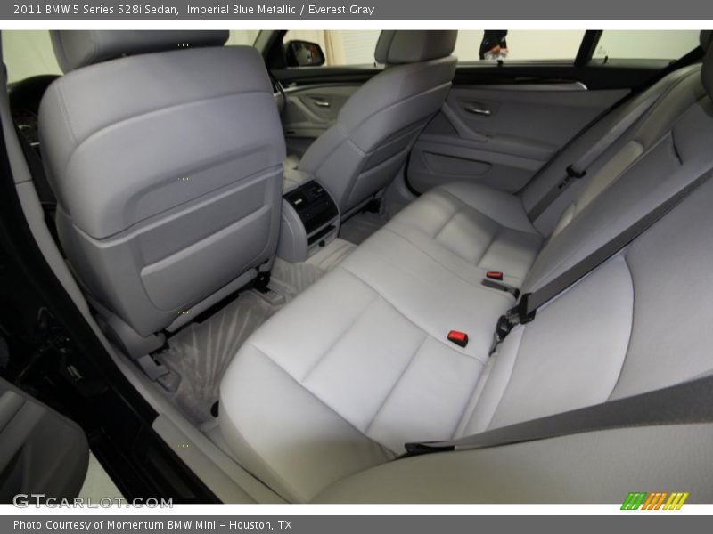 Imperial Blue Metallic / Everest Gray 2011 BMW 5 Series 528i Sedan