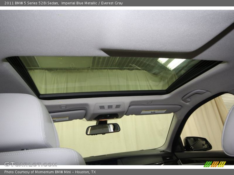 Imperial Blue Metallic / Everest Gray 2011 BMW 5 Series 528i Sedan