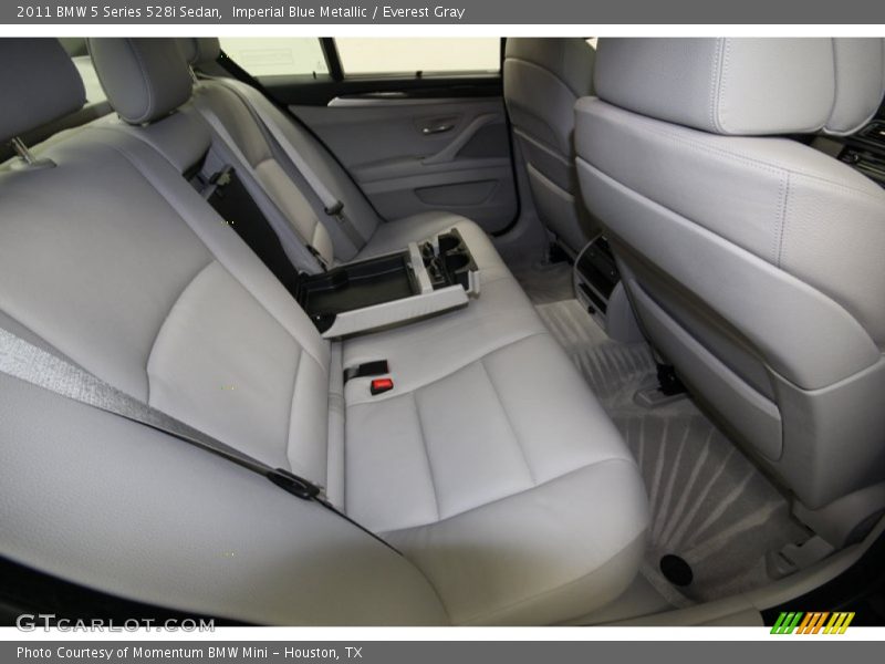 Imperial Blue Metallic / Everest Gray 2011 BMW 5 Series 528i Sedan