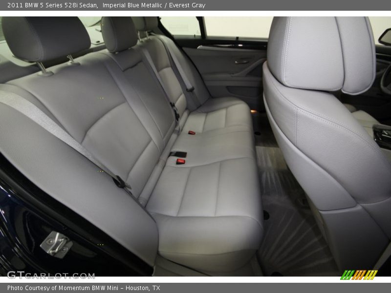 Imperial Blue Metallic / Everest Gray 2011 BMW 5 Series 528i Sedan