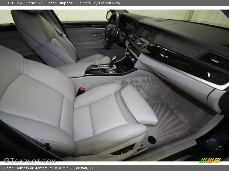 Imperial Blue Metallic / Everest Gray 2011 BMW 5 Series 528i Sedan