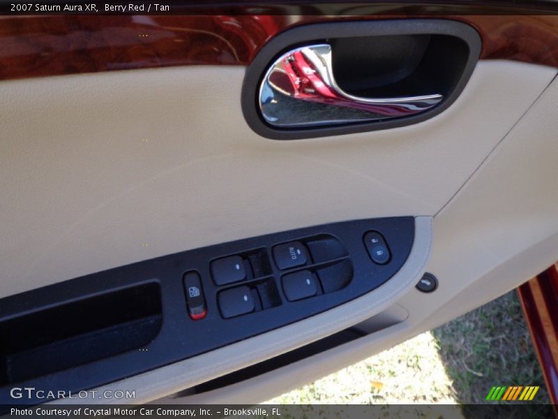 Berry Red / Tan 2007 Saturn Aura XR