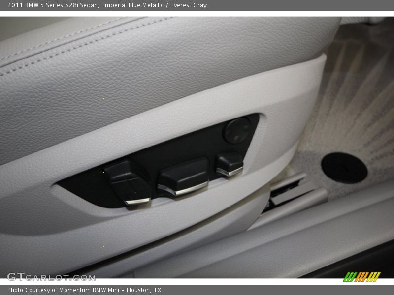 Imperial Blue Metallic / Everest Gray 2011 BMW 5 Series 528i Sedan