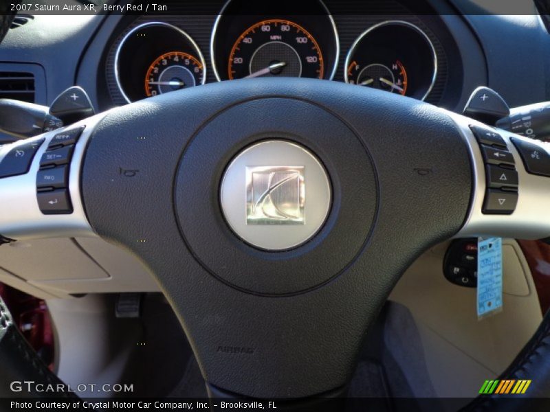 Berry Red / Tan 2007 Saturn Aura XR