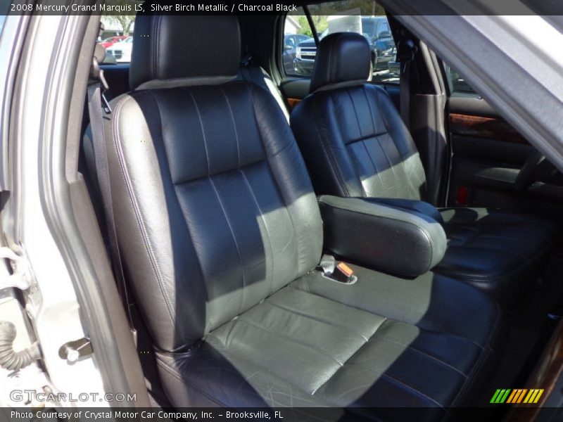 Silver Birch Metallic / Charcoal Black 2008 Mercury Grand Marquis LS