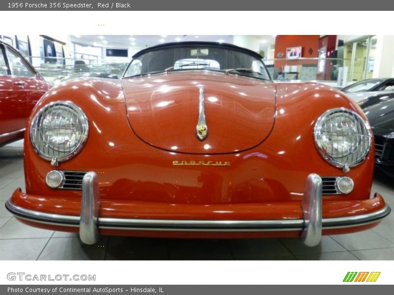 Red / Black 1956 Porsche 356 Speedster