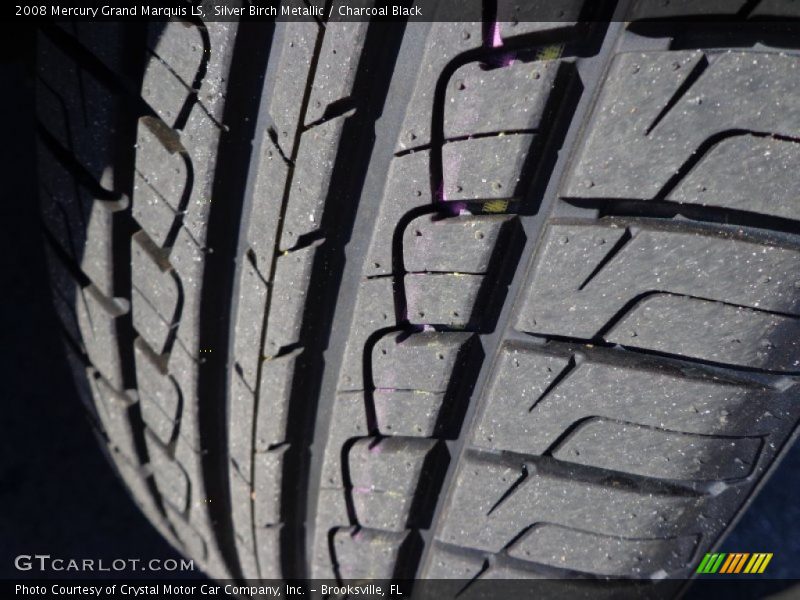 Silver Birch Metallic / Charcoal Black 2008 Mercury Grand Marquis LS