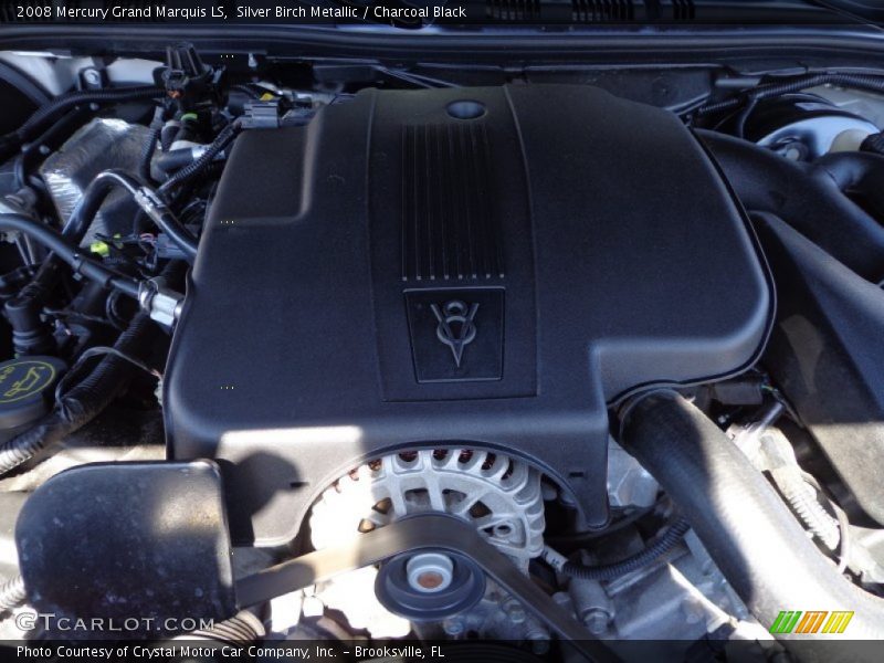 Silver Birch Metallic / Charcoal Black 2008 Mercury Grand Marquis LS