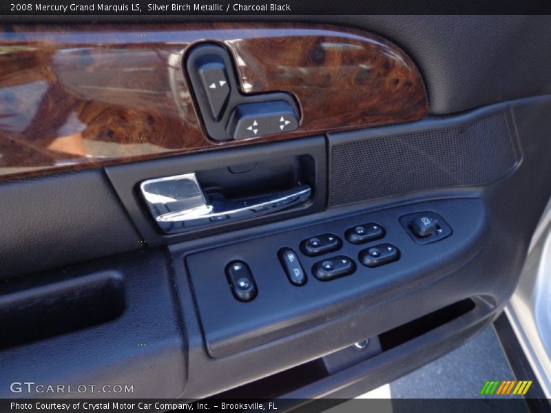 Silver Birch Metallic / Charcoal Black 2008 Mercury Grand Marquis LS