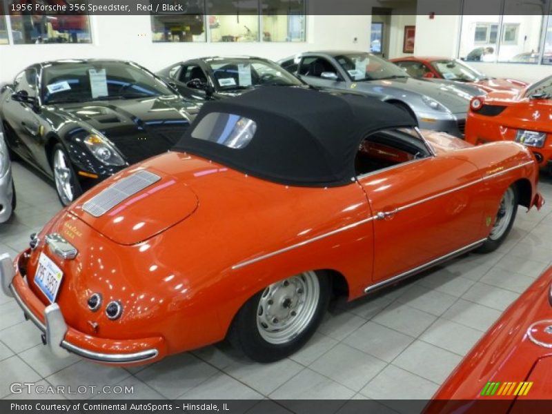Red / Black 1956 Porsche 356 Speedster