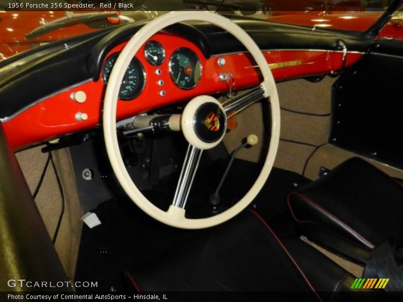 Black Interior - 1956 356 Speedster 