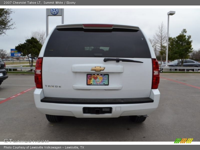 Summit White / Ebony 2007 Chevrolet Tahoe LT