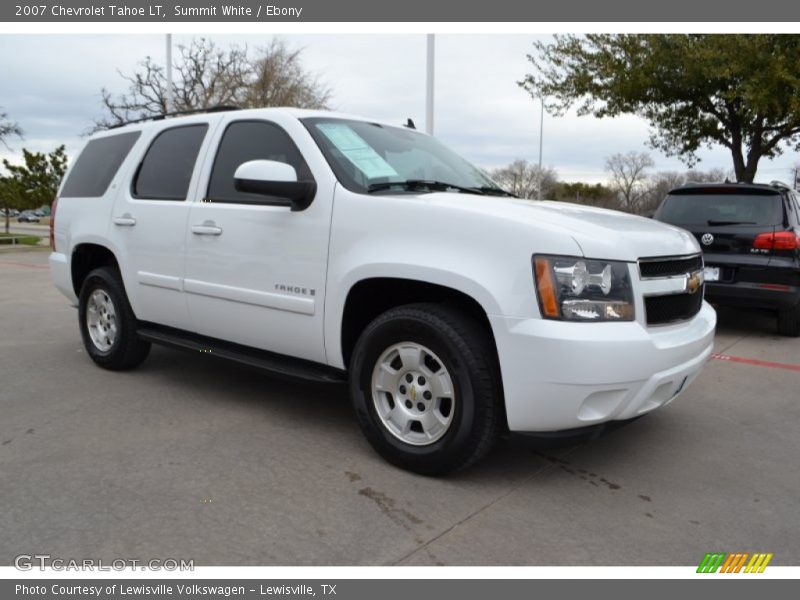 Summit White / Ebony 2007 Chevrolet Tahoe LT
