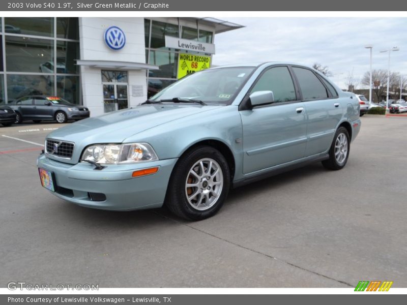 Silver Green Metallic / Graphite 2003 Volvo S40 1.9T