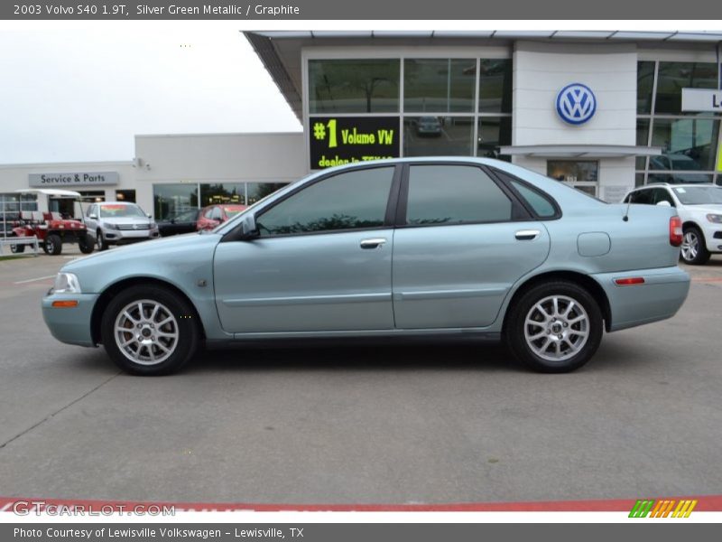 Silver Green Metallic / Graphite 2003 Volvo S40 1.9T