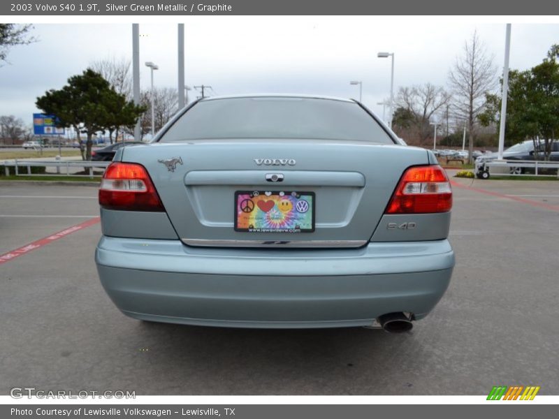 Silver Green Metallic / Graphite 2003 Volvo S40 1.9T