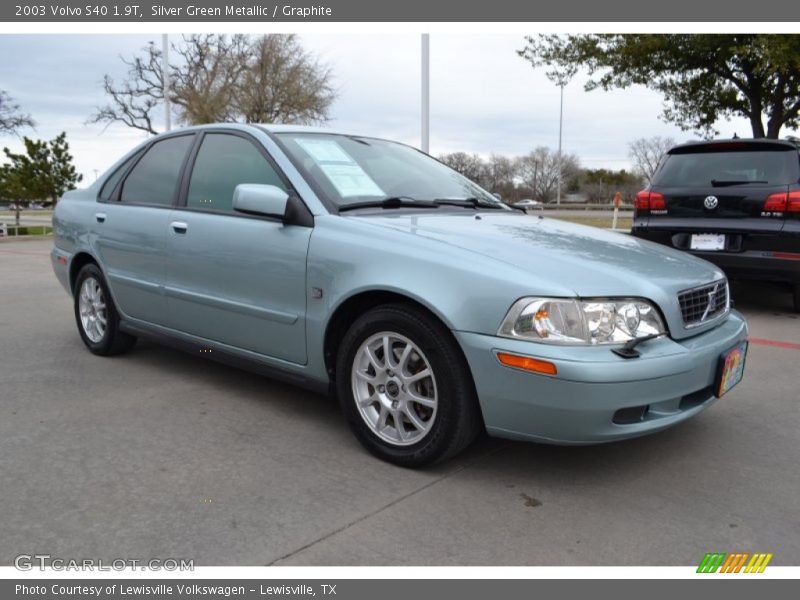 Silver Green Metallic / Graphite 2003 Volvo S40 1.9T