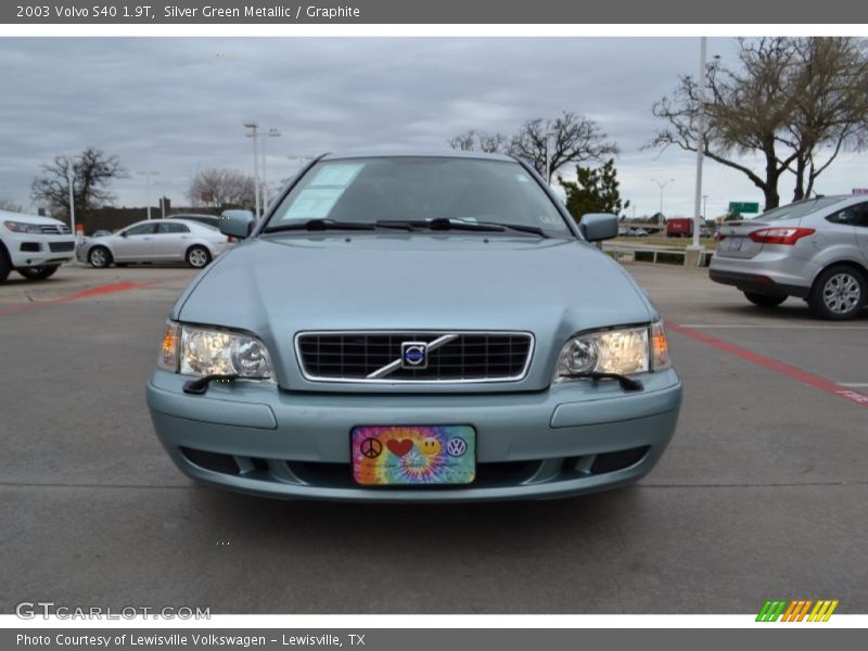 Silver Green Metallic / Graphite 2003 Volvo S40 1.9T