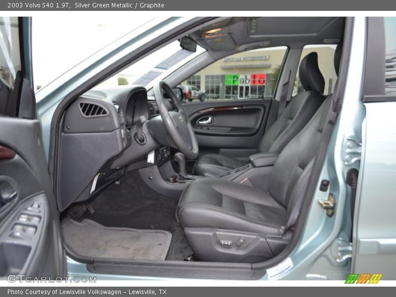 Silver Green Metallic / Graphite 2003 Volvo S40 1.9T
