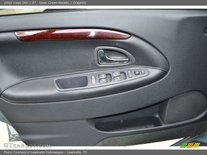 Silver Green Metallic / Graphite 2003 Volvo S40 1.9T