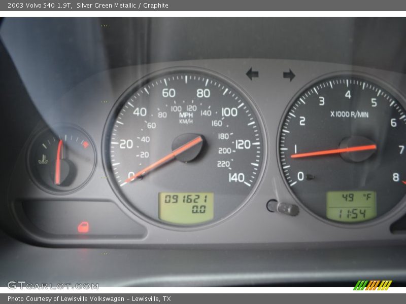 Silver Green Metallic / Graphite 2003 Volvo S40 1.9T