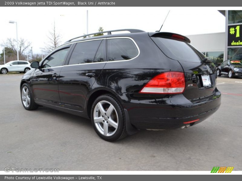 Black Uni / Anthracite 2009 Volkswagen Jetta TDI SportWagen
