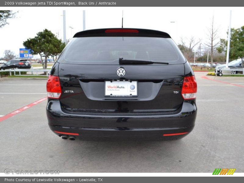Black Uni / Anthracite 2009 Volkswagen Jetta TDI SportWagen