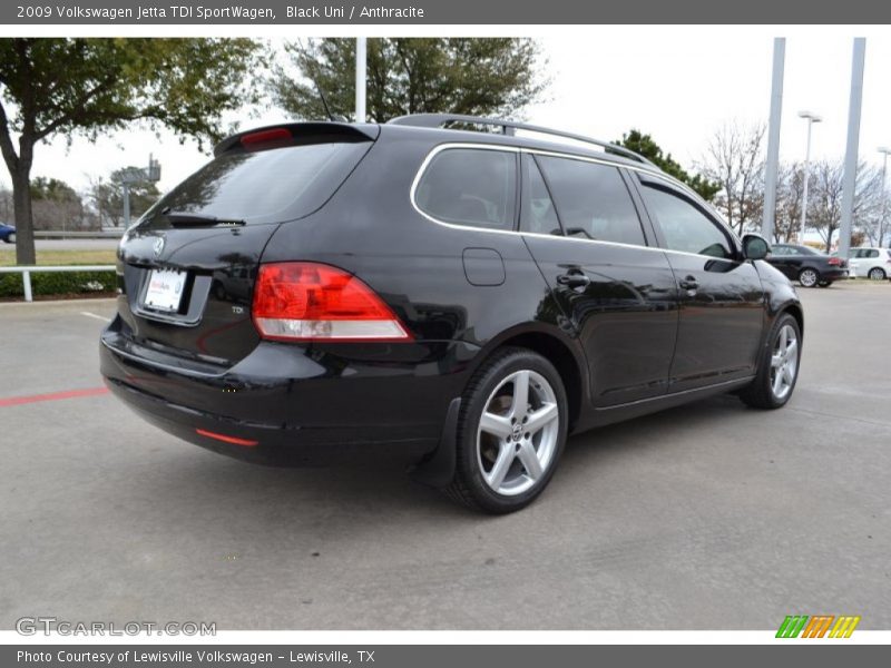 Black Uni / Anthracite 2009 Volkswagen Jetta TDI SportWagen