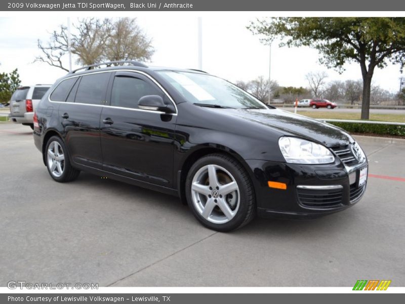 Front 3/4 View of 2009 Jetta TDI SportWagen