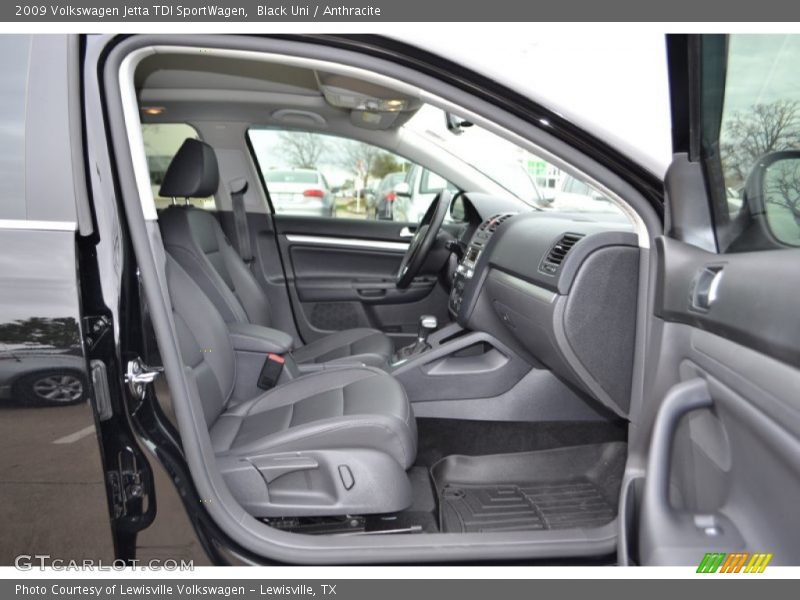 Front Seat of 2009 Jetta TDI SportWagen