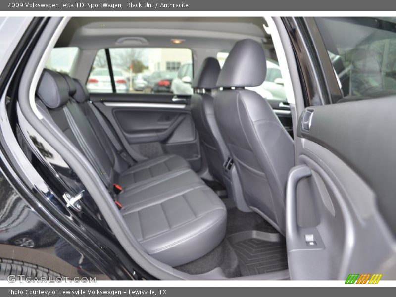 Rear Seat of 2009 Jetta TDI SportWagen