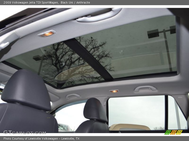 Sunroof of 2009 Jetta TDI SportWagen