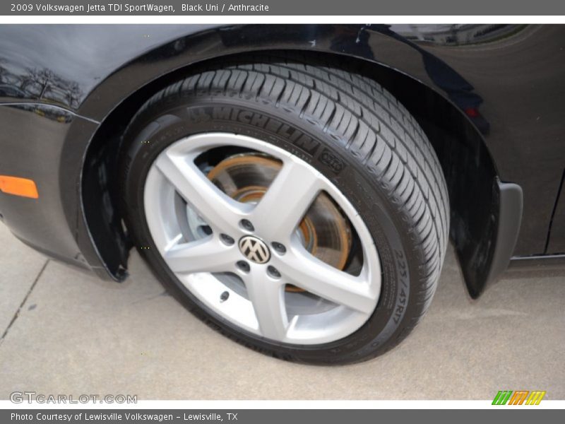 Black Uni / Anthracite 2009 Volkswagen Jetta TDI SportWagen