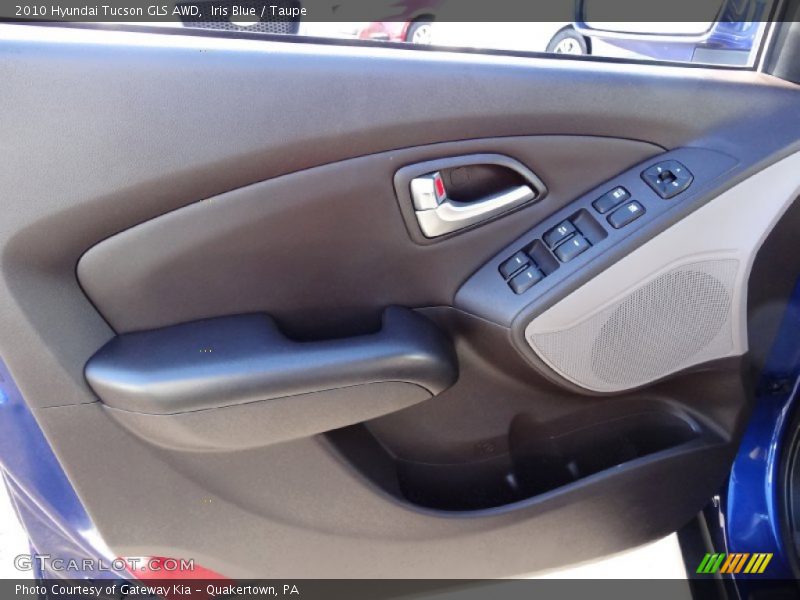 Iris Blue / Taupe 2010 Hyundai Tucson GLS AWD