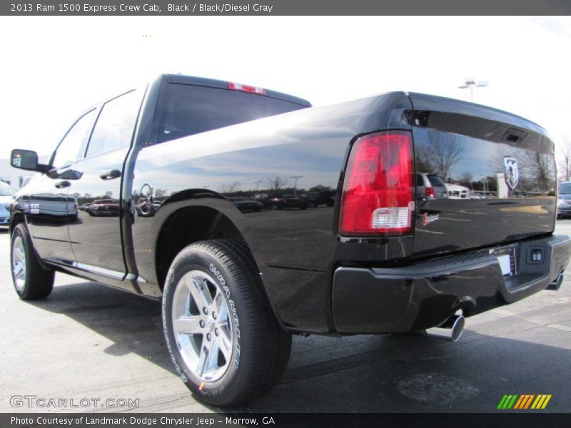 Black / Black/Diesel Gray 2013 Ram 1500 Express Crew Cab