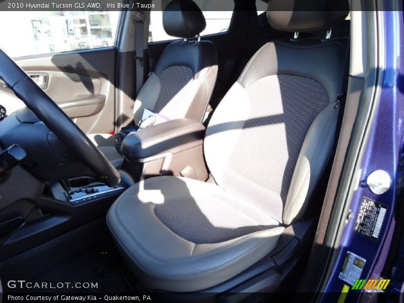 Iris Blue / Taupe 2010 Hyundai Tucson GLS AWD