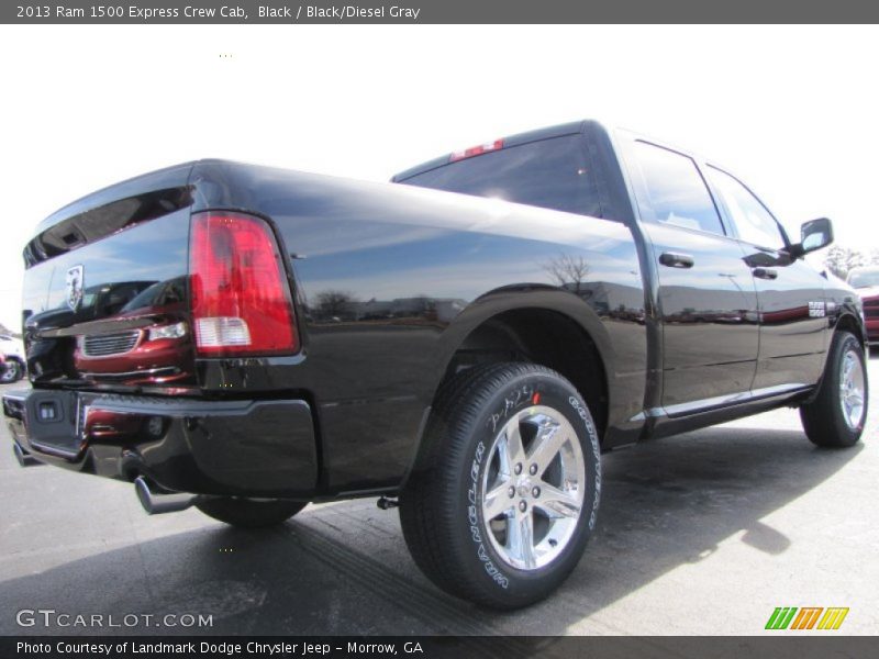 Black / Black/Diesel Gray 2013 Ram 1500 Express Crew Cab