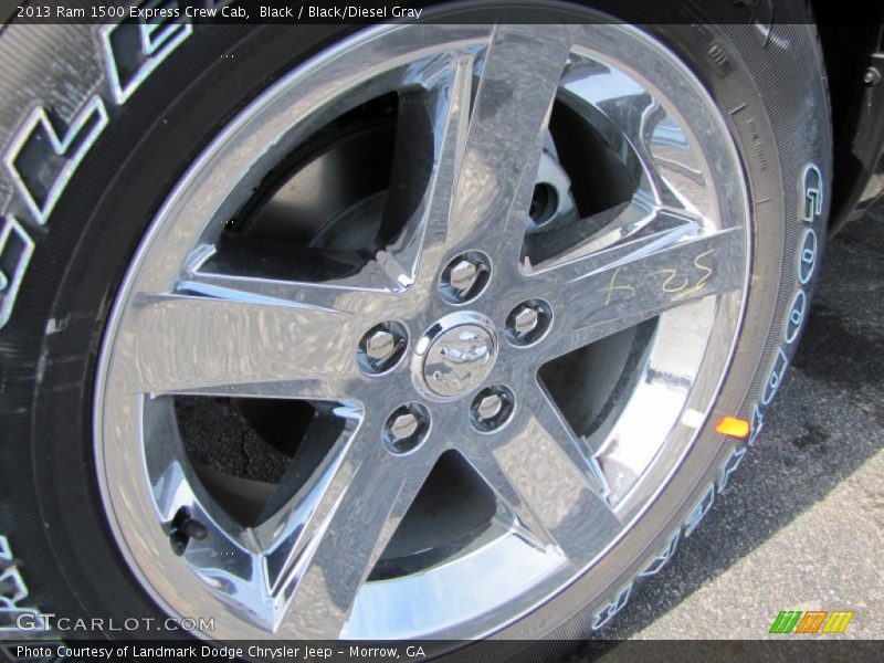 Black / Black/Diesel Gray 2013 Ram 1500 Express Crew Cab