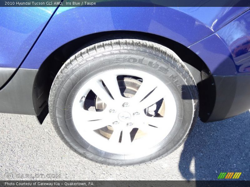 Iris Blue / Taupe 2010 Hyundai Tucson GLS AWD